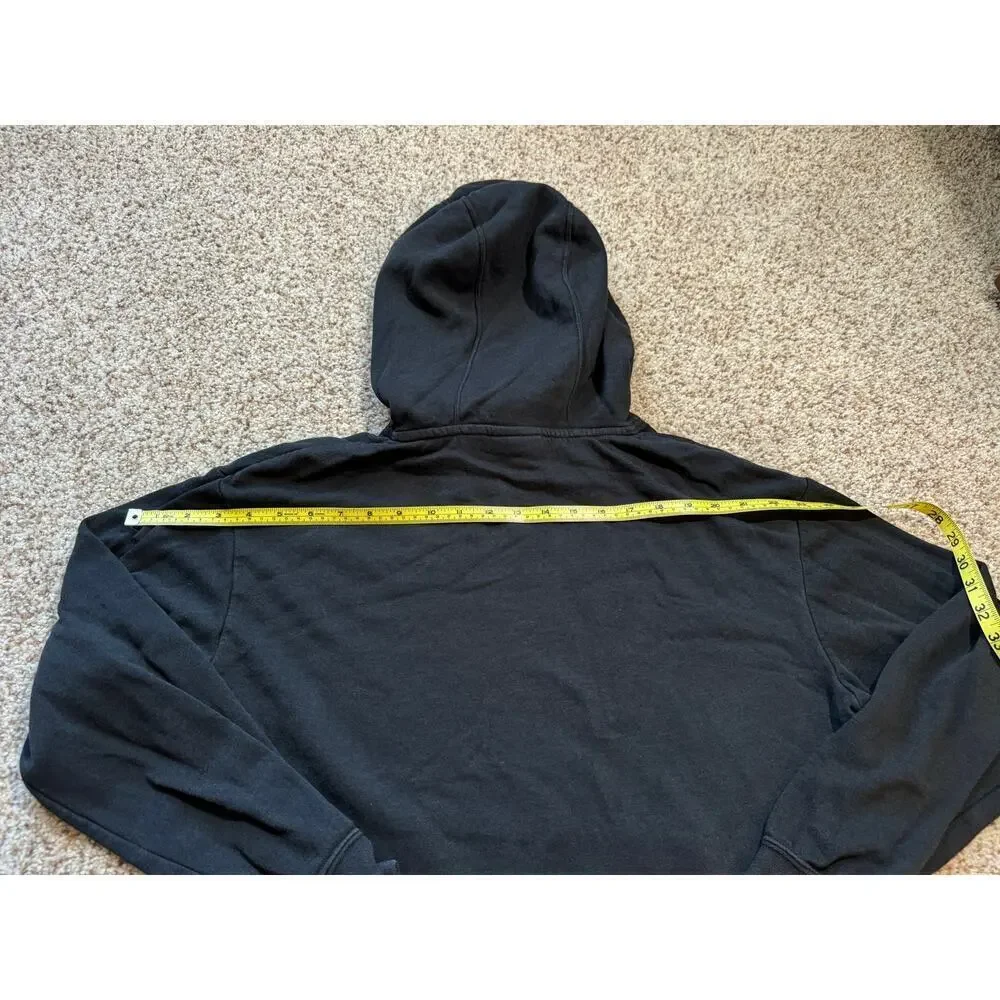 NIKE Black & Silver Sweatshirt, womens size Small, Slightly cropped, boxy fit